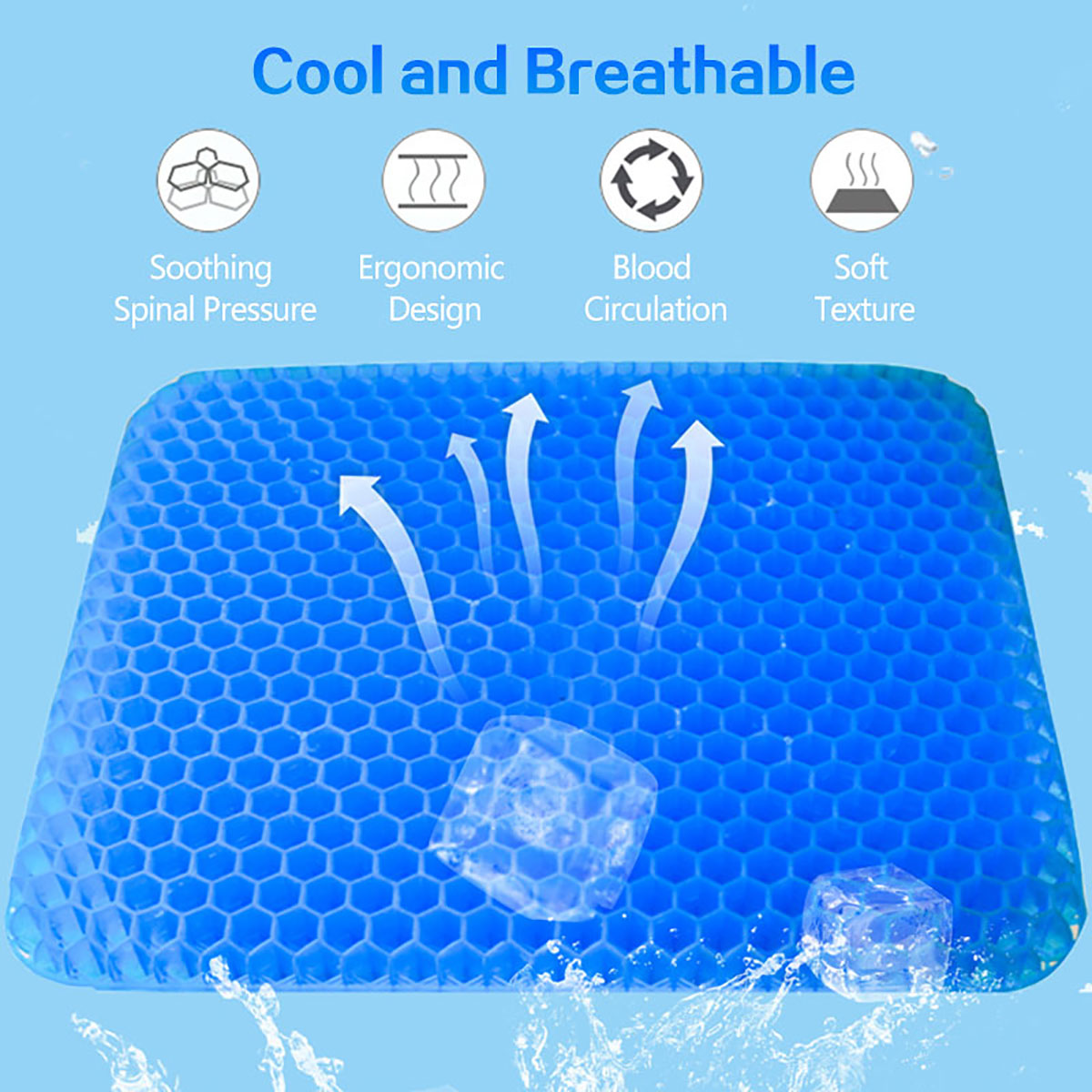 CloudCushion™ - Premium Gel Seat Cushion