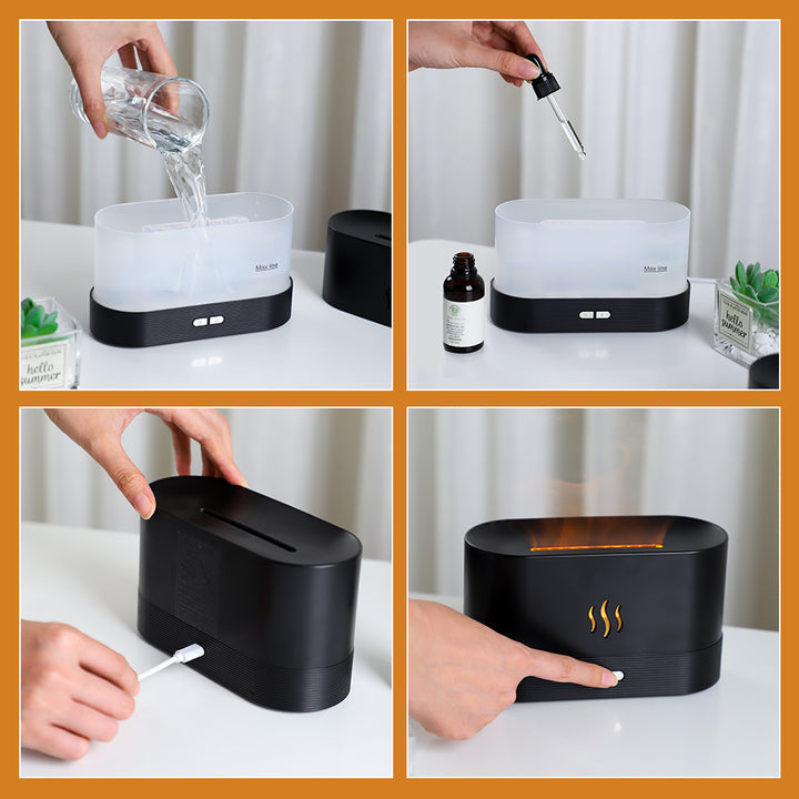 Relaxing Flame Humidifier & Purifier